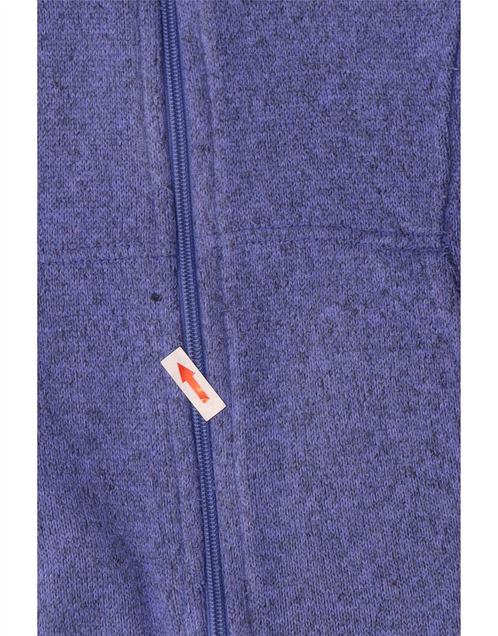 Marks & Spencer Womens Comfort Fit Tracksuit Top Jacket UK 16 Large Blue