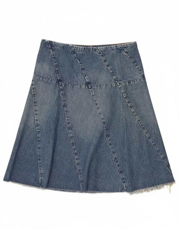 Nautica Womens Denim Skirt US 6 Medium W30  Blue Cotton