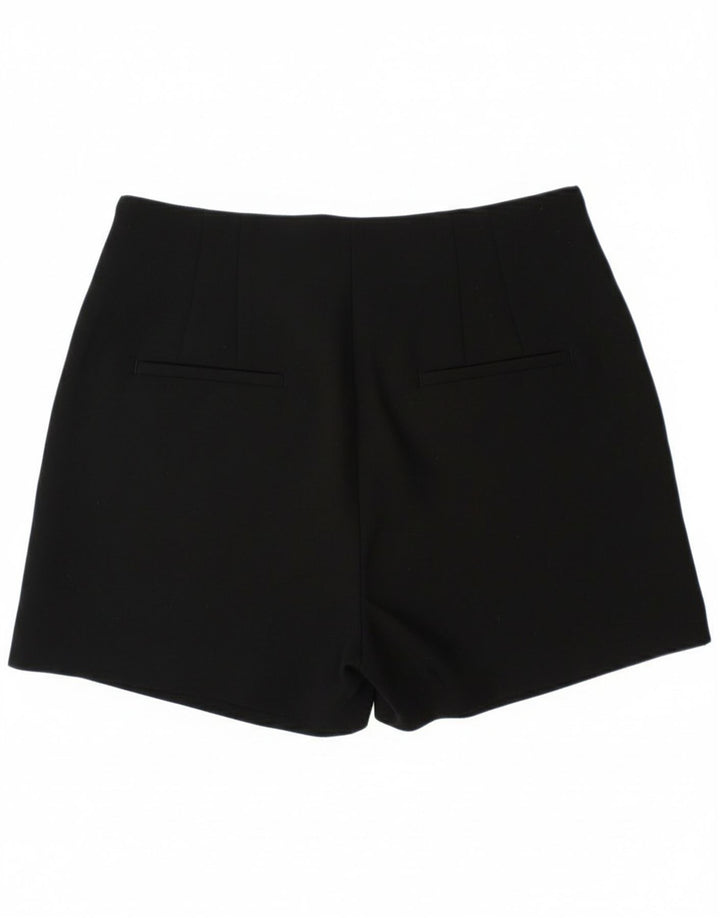 Zara Womens Chino Shorts Medium W28 Black Polyester