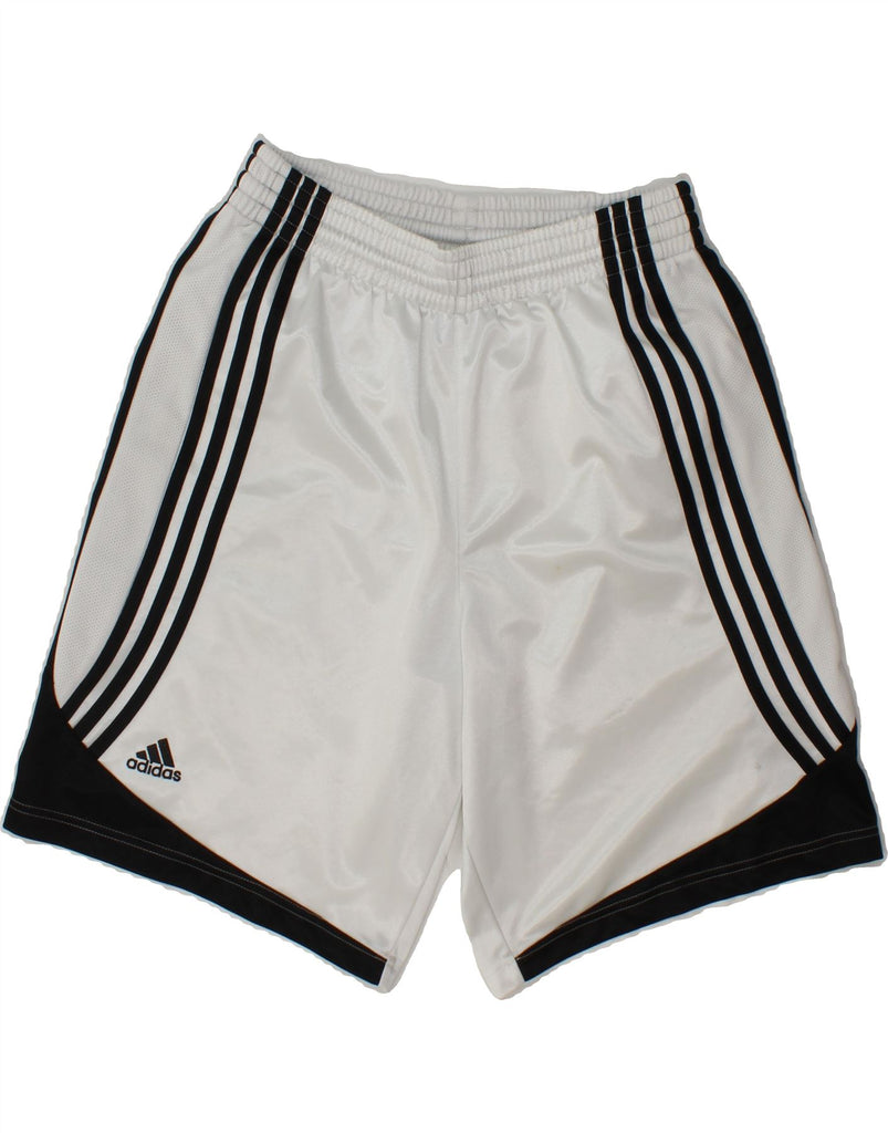 ADIDAS Mens Climacool Sport Shorts Medium  White Colourblock Polyester Vintage Adidas and Second-Hand Adidas from Messina Hembry 