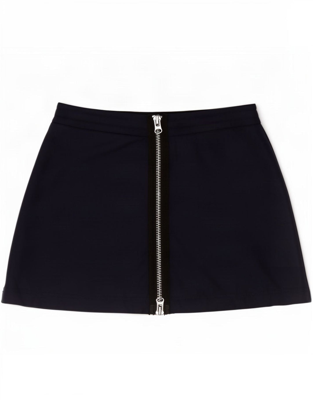Zara Womens Mini Skirt Medium W28 Navy Blue Polyamide