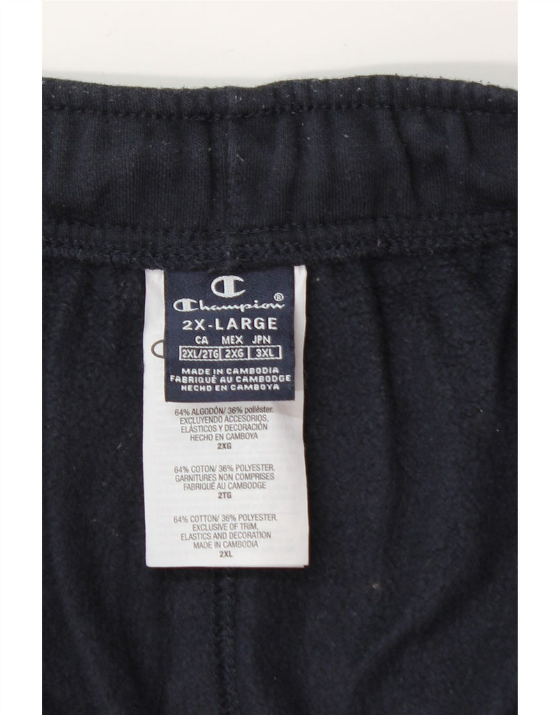 CHAMPION Mens Tracksuit Trousers Joggers 2XL Black Cotton Vintage Champion and Second-Hand Champion from Messina Hembry 