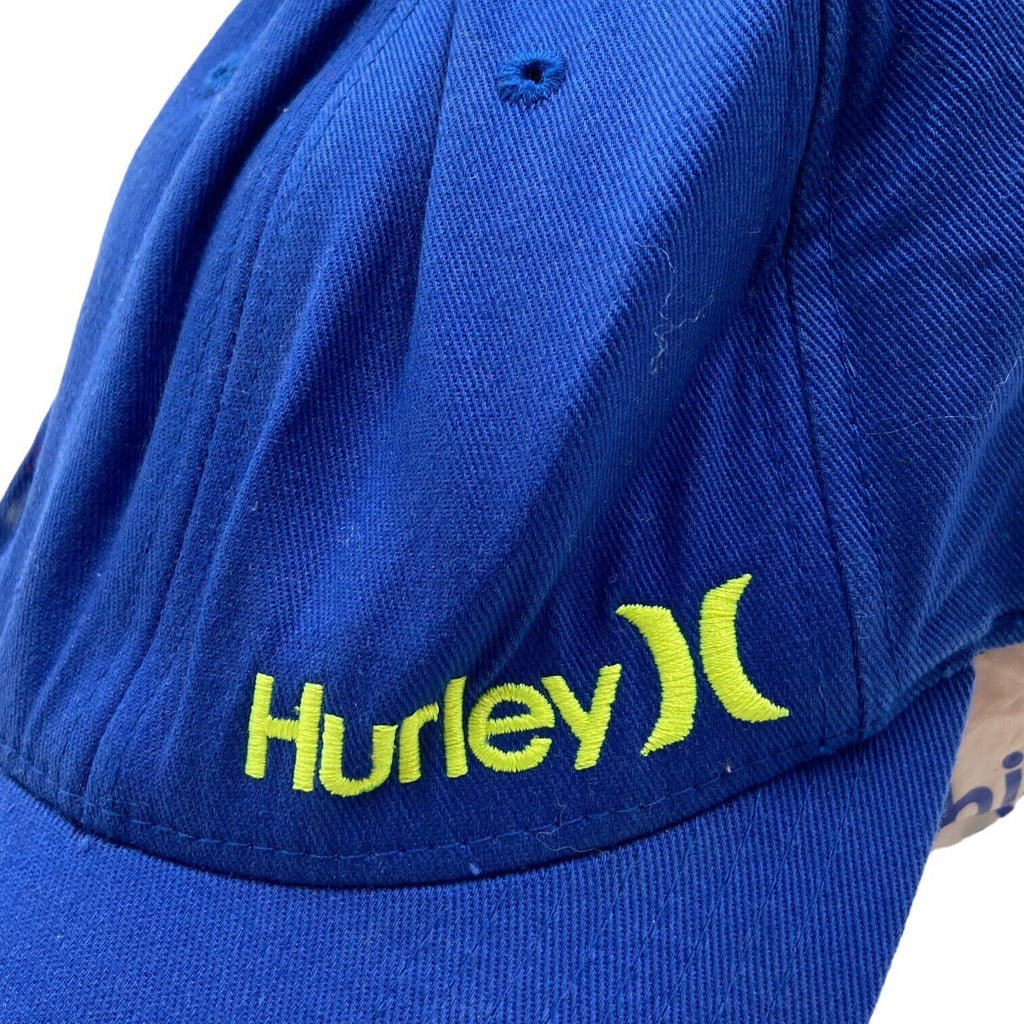 Hurley Mens Blue Flexfit Cap | Vintage Designer Surf Surfwear Beach Summer Hat Vintage Messina Hembry and Second-Hand Messina Hembry from Messina Hembry 