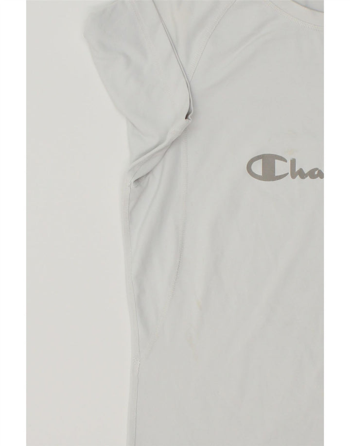CHAMPION Womens Graphic T-Shirt Top UK 18 XL White Polyamide Vintage Champion and Second-Hand Champion from Messina Hembry 