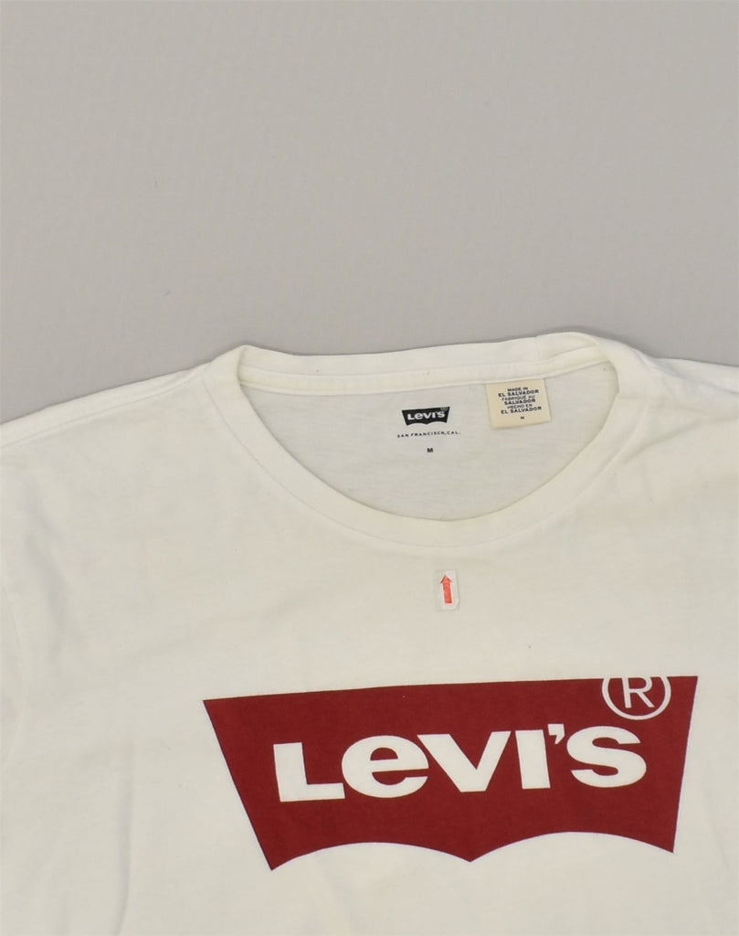 LEVI'S Mens San Francisco Graphic T-Shirt Top Medium White Cotton | Vintage Levi's | Thrift | Second-Hand Levi's | Used Clothing | Messina Hembry 