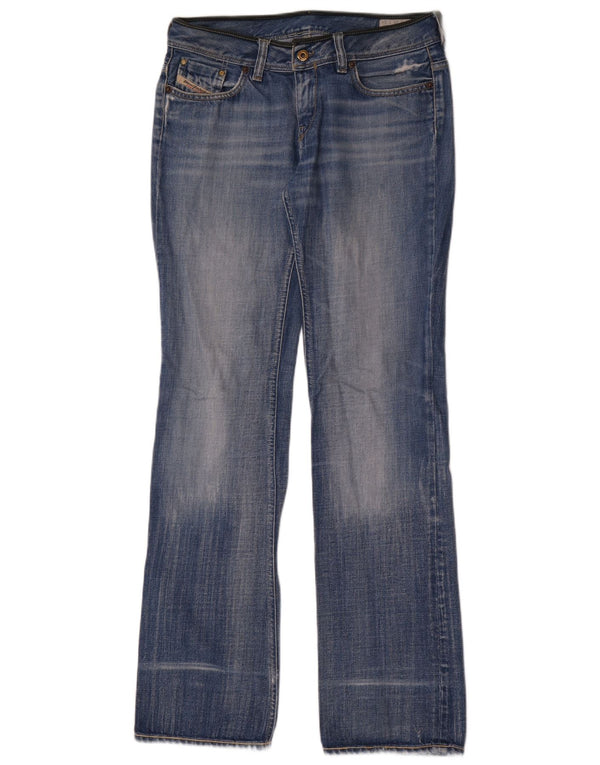 Diesel Womens BEBEL Bootcut Jeans W30 L34 Blue Cotton