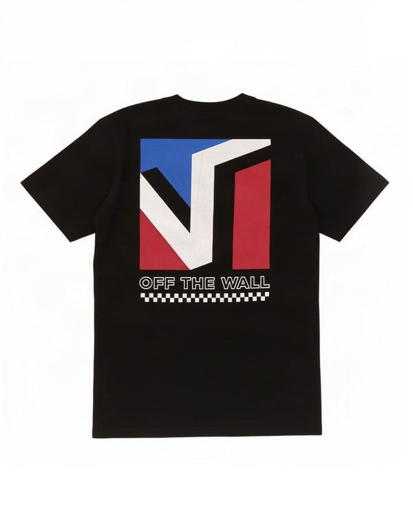 Vans Mens Classic Fit Graphic T-Shirt Top Small Black Cotton