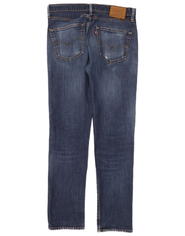 Levi's Mens 511 Slim Jeans W32 L32 Navy Blue Cotton