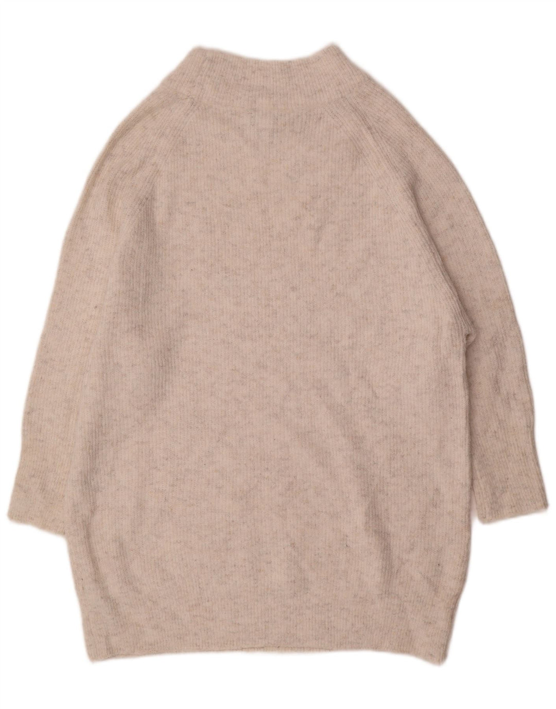 Topshop Womens Jumper Dress UK 10 Small White Polyester