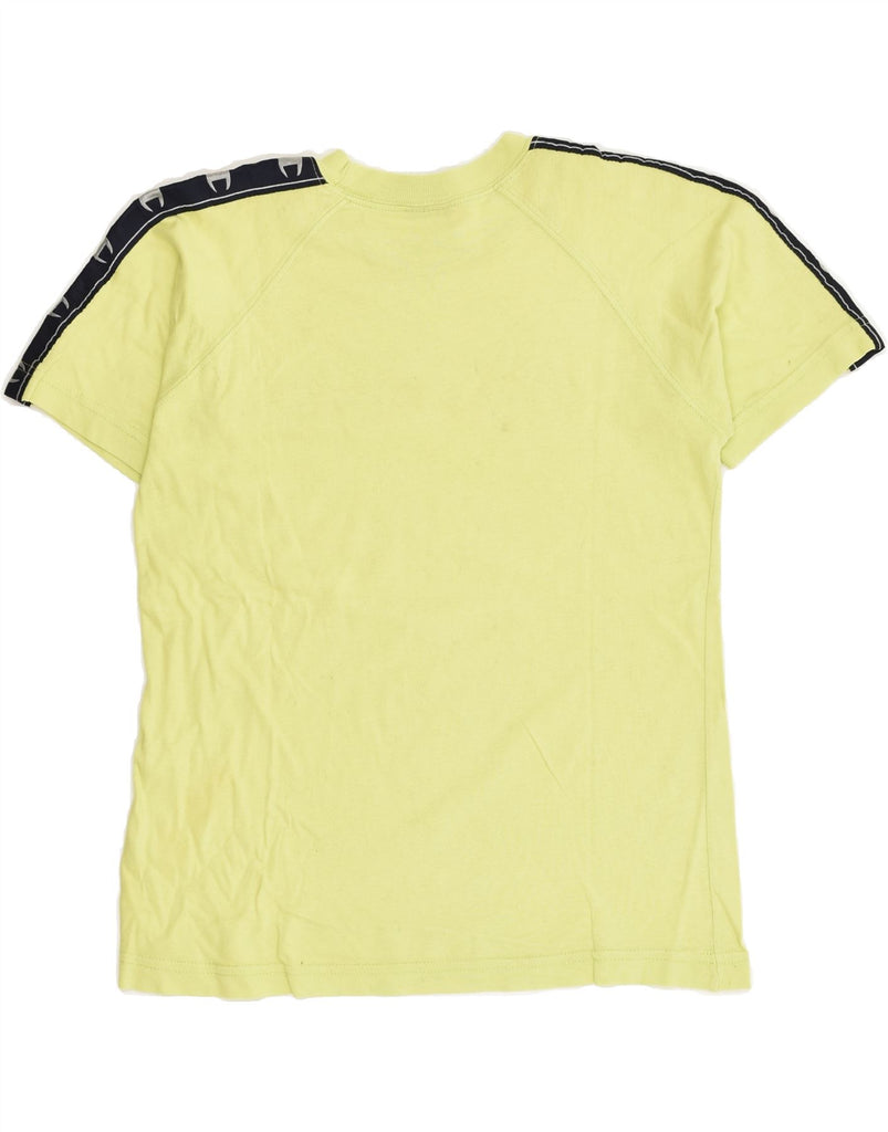 CHAMPION Boys Graphic T-Shirt Top 9-10 Years Yellow Cotton | Vintage Champion | Thrift | Second-Hand Champion | Used Clothing | Messina Hembry 