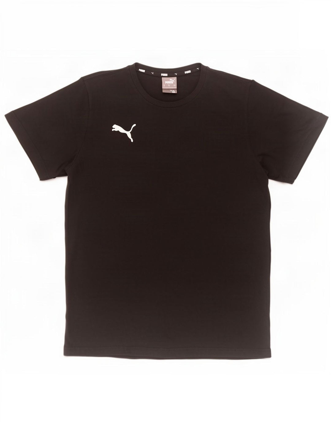 Puma Mens T-Shirt Top Large Black Cotton