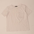 ZARA Womens Crop T-Shirt Top UK 12 Medium Off White