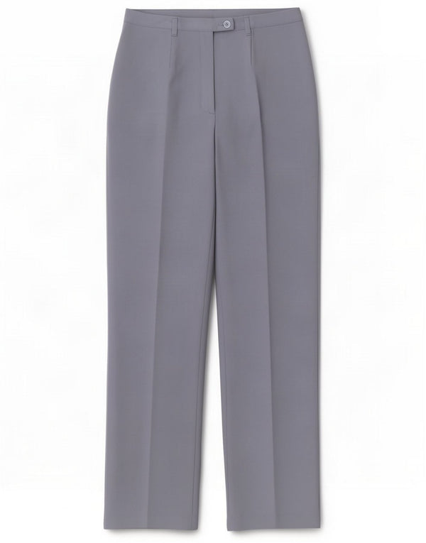 Benetton Womens High Waist Casual Trousers IT 44 Medium W28 L31 Blue