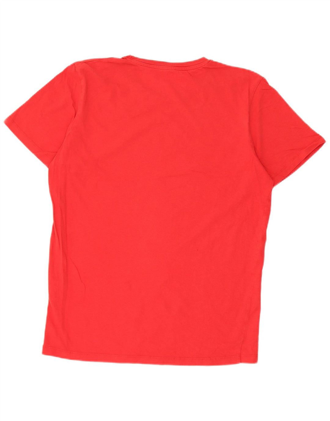 Jack & Jones Mens T-Shirt Top Medium Red Cotton