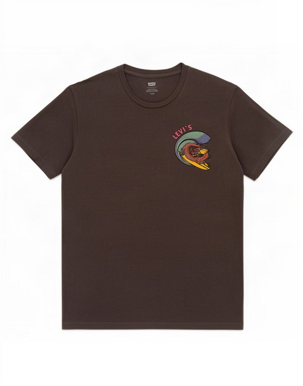 Levi's Mens Graphic T-Shirt Top Medium Grey
