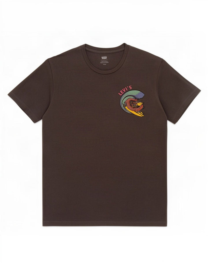 Levi's Mens Graphic T-Shirt Top Medium Grey