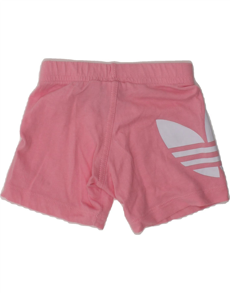 ADIDAS Baby Girls Graphic Sport Shorts 3-6 Months Pink Vintage Adidas and Second-Hand Adidas from Messina Hembry 