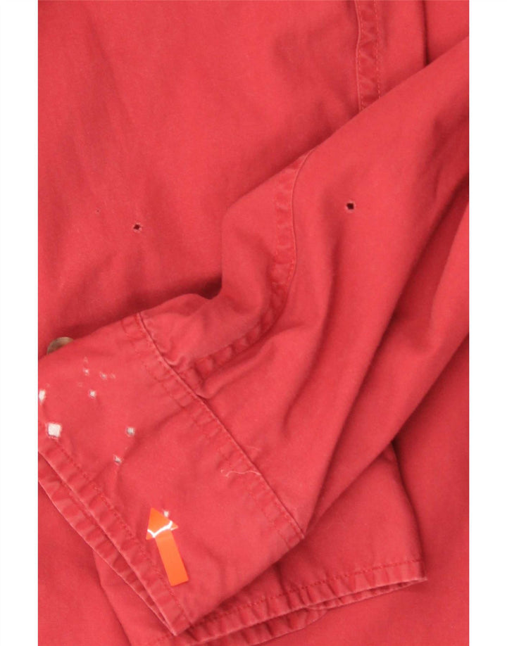 Marlboro Classics Mens Shirt Medium Red