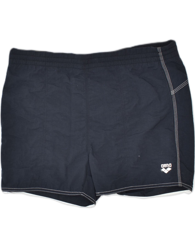 ARENA Mens Sport Shorts Large Black Polyamide | Vintage | Thrift | Second-Hand | Used Clothing | Messina Hembry 