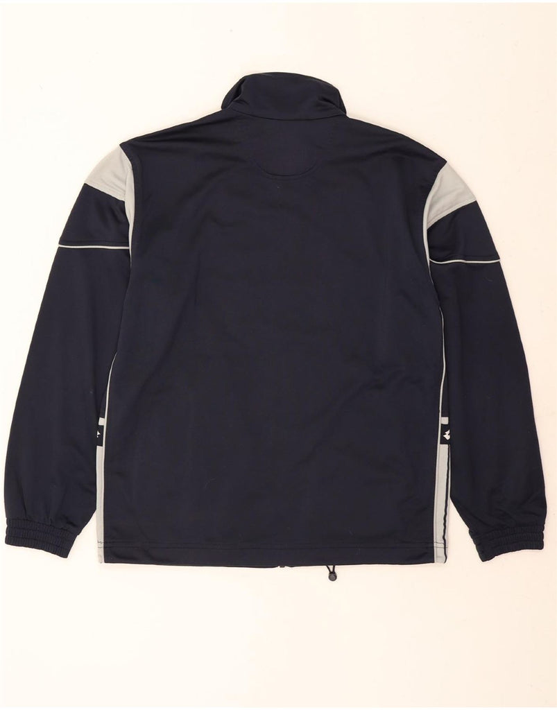 LOTTO Mens Tracksuit Top Jacket Small Navy Blue Colourblock Polyester Vintage Lotto and Second-Hand Lotto from Messina Hembry 
