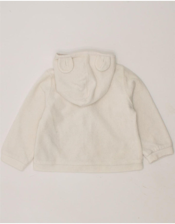 LIU JO Baby Girls Zip Hoodie Sweater 6-9 Months White Cotton Vintage Liu Jo and Second-Hand Liu Jo from Messina Hembry 
