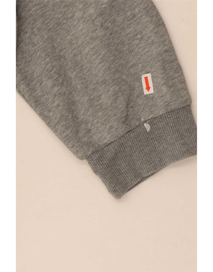 Puma Mens Graphic Sweatshirt Jumper 4XL Grey Flecked Cotton