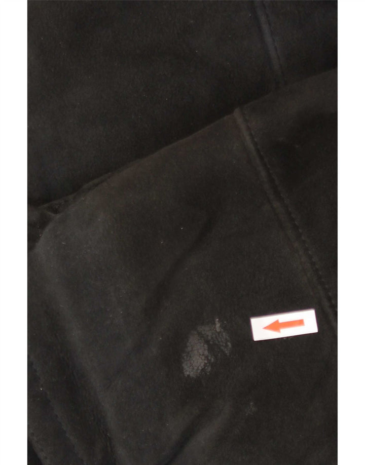 Vintage Womens Shearling Jacket UK 18 XL Black