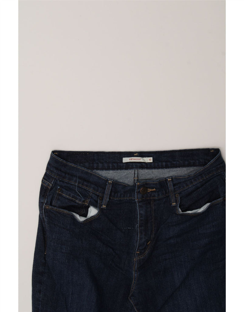 LEVI'S Womens 515 Bootcut Jeans US 10 Large W34 L32 Navy Blue Cotton Vintage Levi's and Second-Hand Levi's from Messina Hembry 