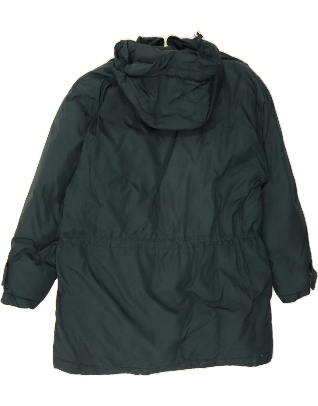 EDDIE BAUER Womens Hooded Padded Coat UK 14 Medium Green Nylon Vintage Eddie Bauer and Second-Hand Eddie Bauer from Messina Hembry 