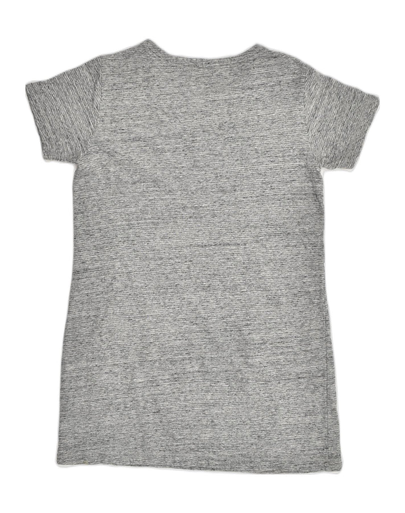 JACK WILLS Womens T-Shirt Dress UK 12 Medium Grey Cotton | Vintage Jack Wills | Thrift | Second-Hand Jack Wills | Used Clothing | Messina Hembry 