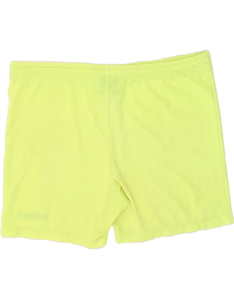 UMBRO Mens Graphic Sport Shorts XL Yellow | Vintage Umbro | Thrift | Second-Hand Umbro | Used Clothing | Messina Hembry 