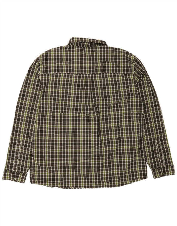 Rohan Mens Shirt Large Green Check Polyester