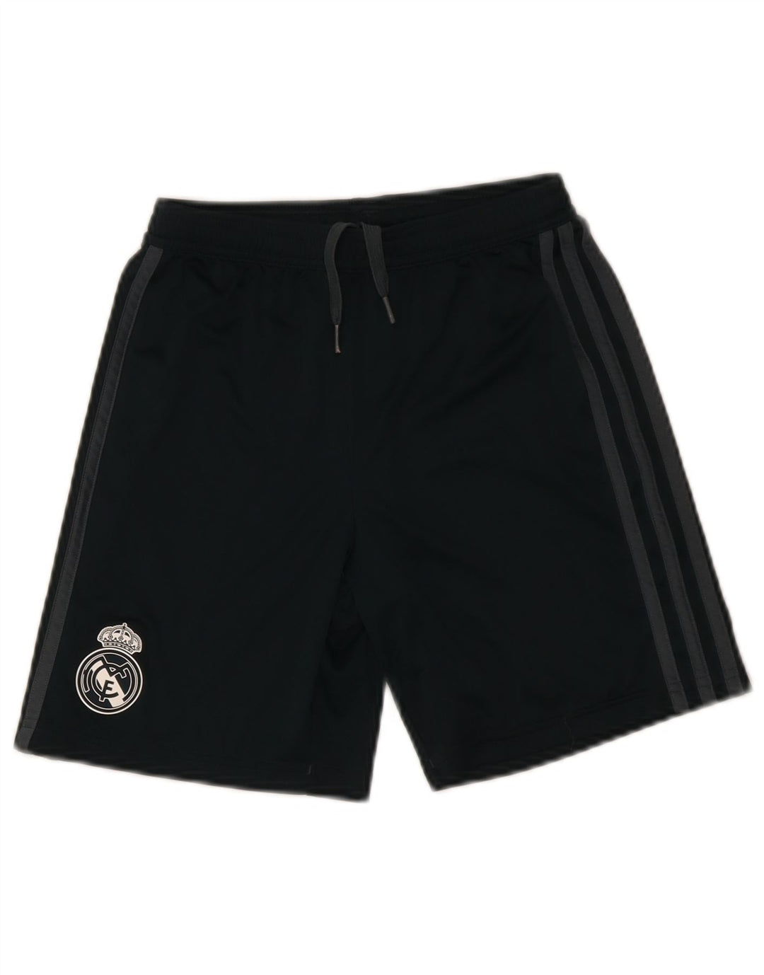 Adidas Boys Real Madrid Sport Shorts 11-12 Years  Black Polyester