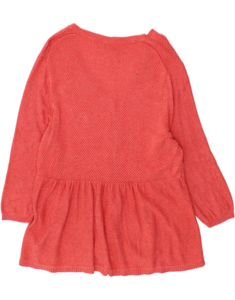 EDDIE BAUER Womens 3/4 Sleeve Cardigan Sweater UK 20 2XL Pink Cotton Vintage Eddie Bauer and Second-Hand Eddie Bauer from Messina Hembry 