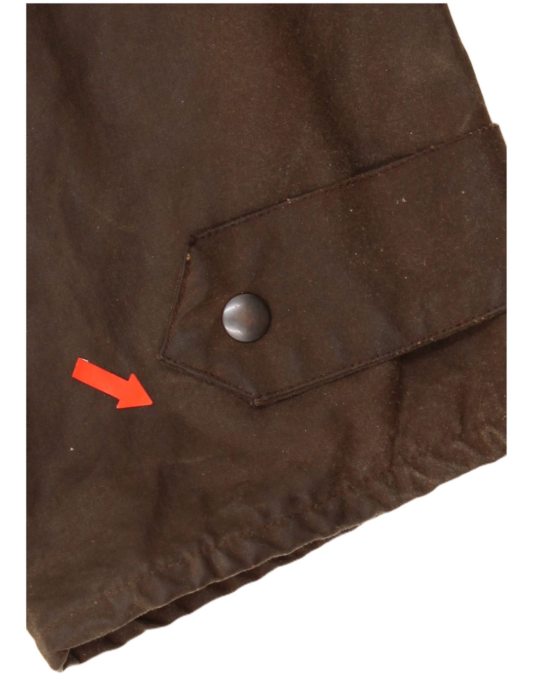 Vintage Mens Waxed Cotton Overcoat UK 40 Large Brown