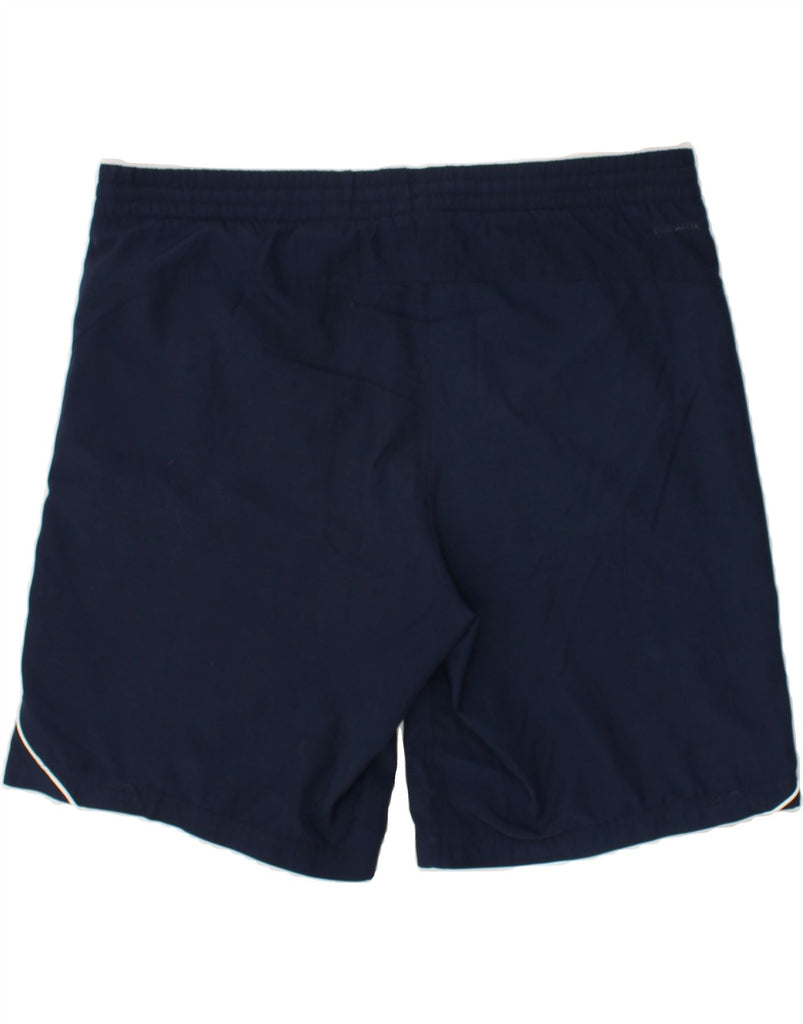 ADIDAS Mens Sport Shorts Medium Navy Blue Polyester | Vintage Adidas | Thrift | Second-Hand Adidas | Used Clothing | Messina Hembry 