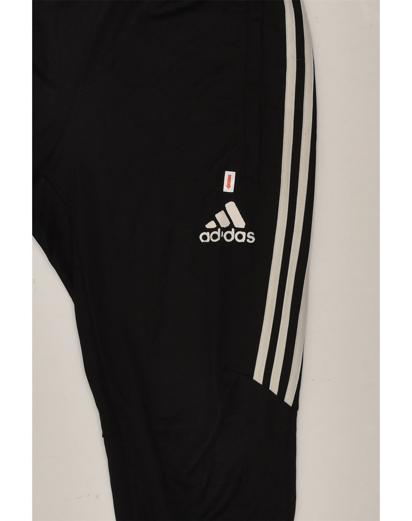 ADIDAS Mens Tracksuit Trousers Small Black Polyester | Vintage Adidas | Thrift | Second-Hand Adidas | Used Clothing | Messina Hembry 