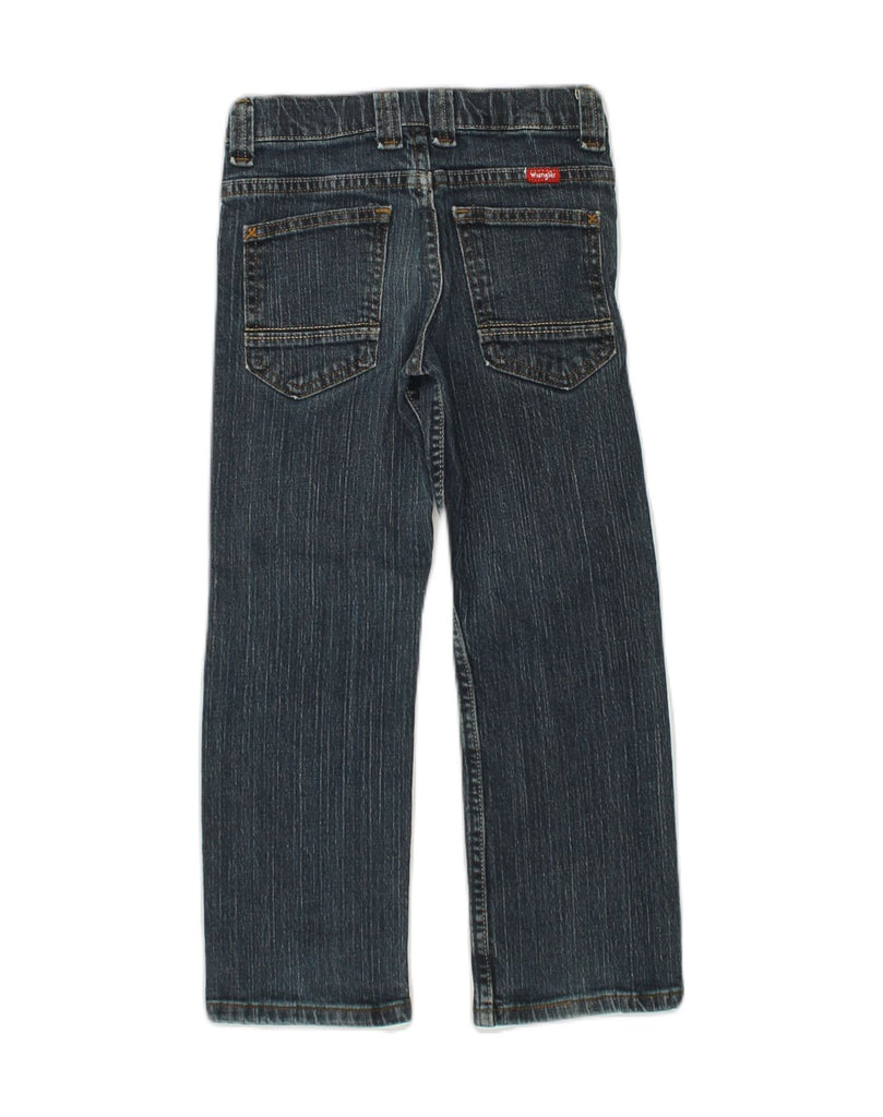 WRANGLER Boys Straight Jeans 5-6 Years W22 L20  Blue Cotton | Vintage Wrangler | Thrift | Second-Hand Wrangler | Used Clothing | Messina Hembry 