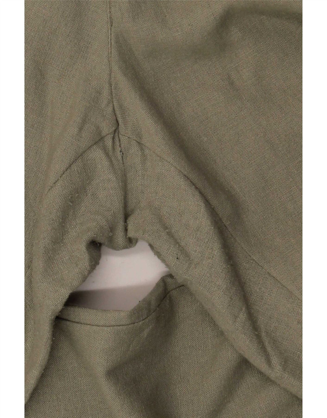 Zara Womens Straight Chino Trousers EU 40 Medium W30 L27 Khaki