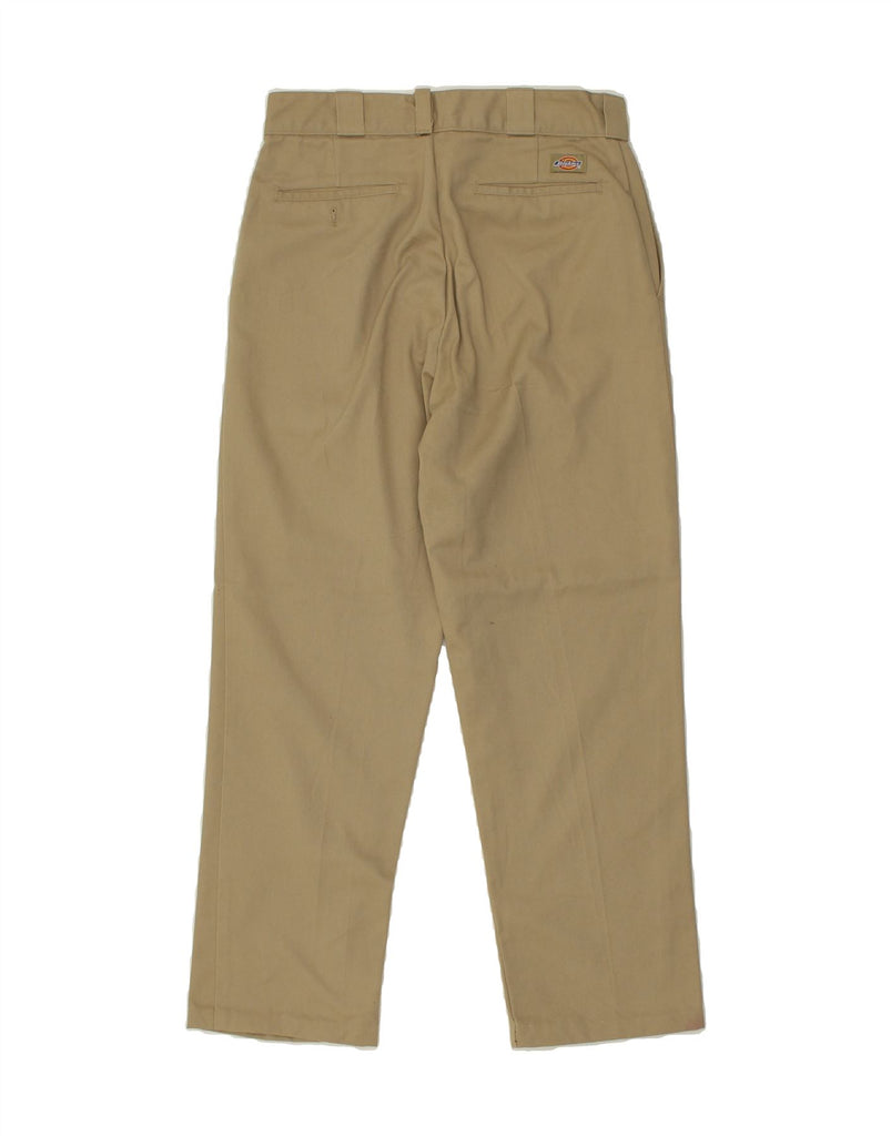 DICKIES Mens Straight Casual Trousers W34 L27 Beige Polyester Vintage Dickies and Second-Hand Dickies from Messina Hembry 