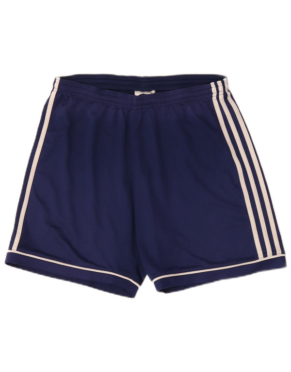 Adidas Mens Climalite Sport Shorts Medium Navy Blue Polyester