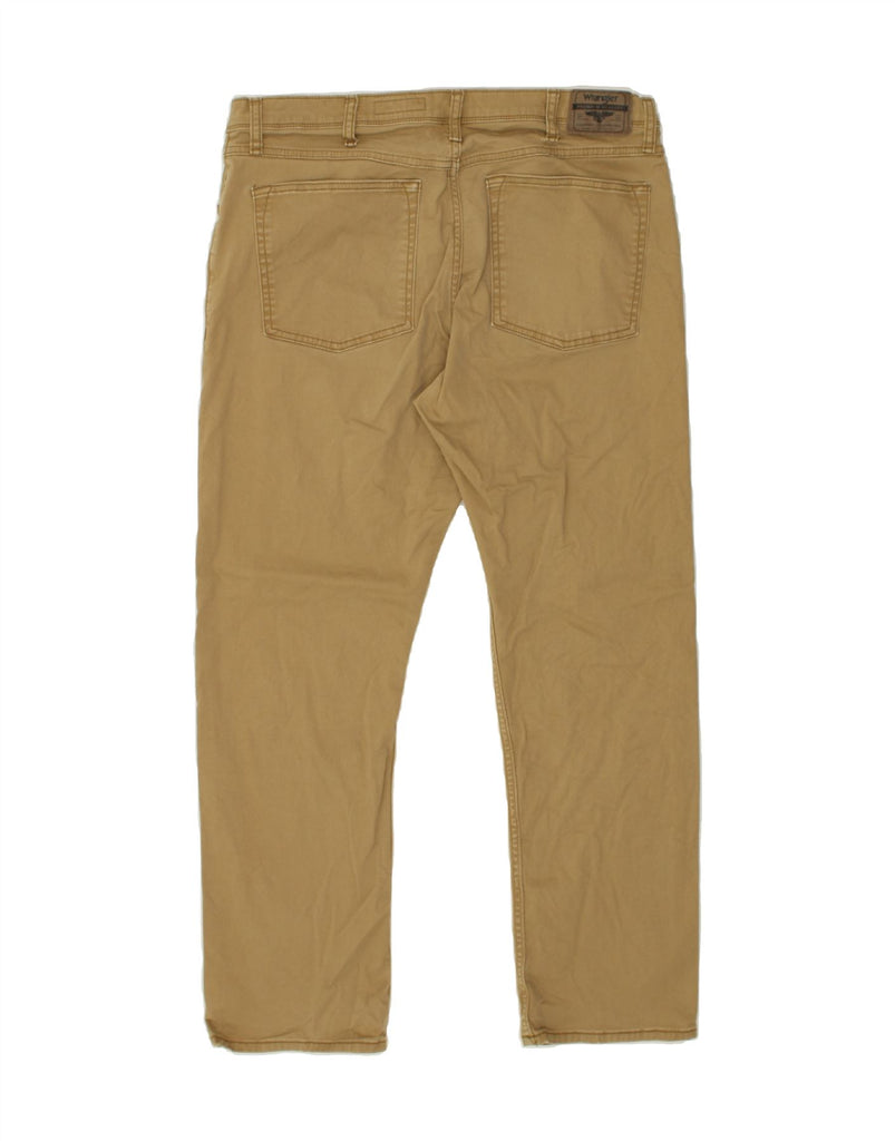 WRANGLER Mens Slim Straight Jeans W36 L30 Beige Cotton | Vintage Wrangler | Thrift | Second-Hand Wrangler | Used Clothing | Messina Hembry 