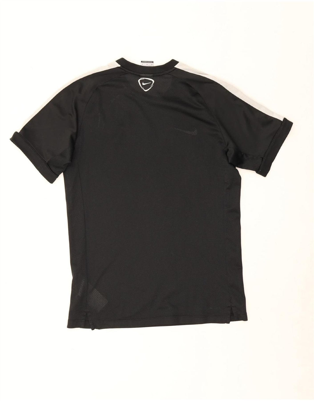 Nike Mens Dri Fit Graphic T-Shirt Top Medium Black Colourblock Polyester