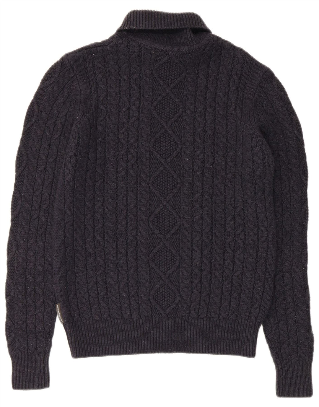 French Connection Womens Roll Neck Jumper Sweater UK 10 Small Navy Blue