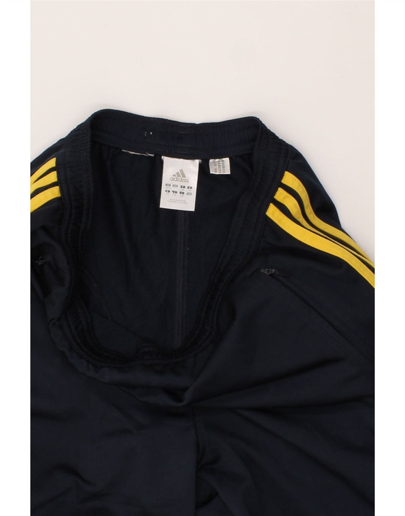 ADIDAS Boys Tracksuit Trousers 13-14 Years  Navy Blue Vintage Adidas and Second-Hand Adidas from Messina Hembry 