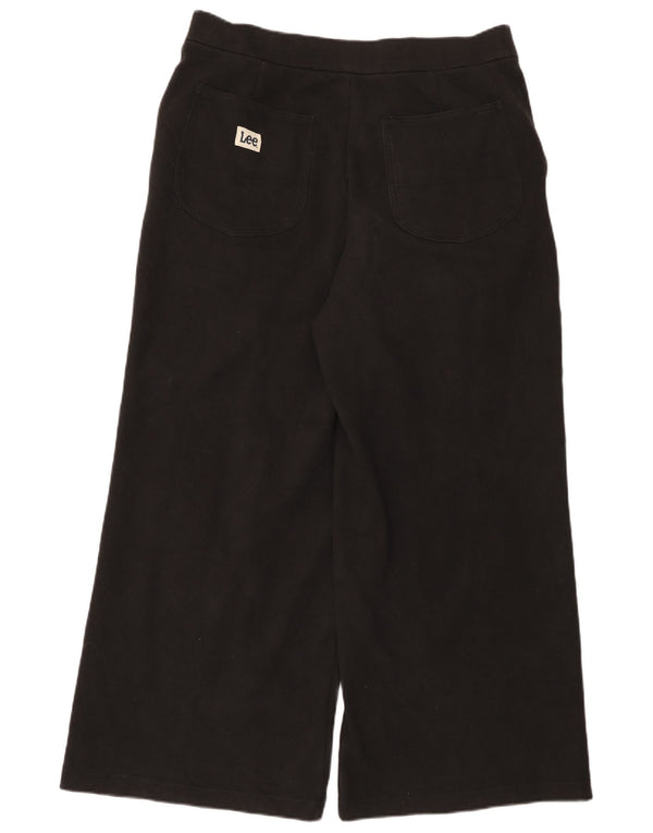 Lee Womens Wide Leg Casual Trousers W36 L30 Black