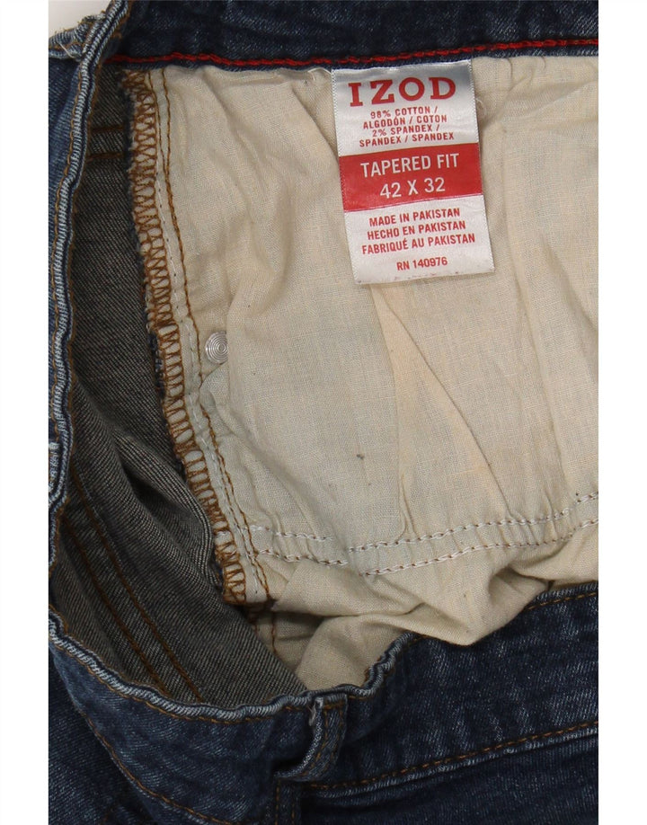 IZOD Mens Tapered Jeans W42 L32 Blue Cotton Vintage Izod and Second-Hand Izod from Messina Hembry 