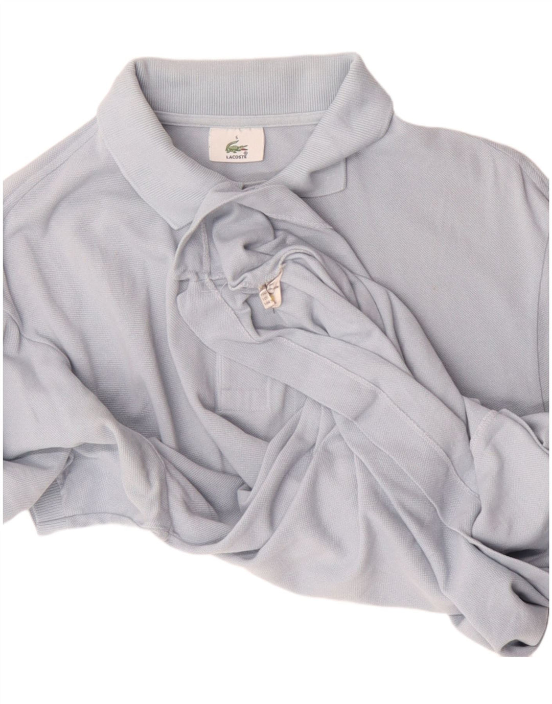 Lacoste Mens Polo Shirt Size 5 Large Blue Cotton