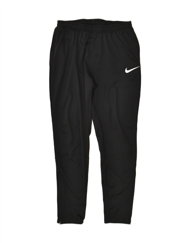 NIKE Mens Tracksuit Trousers Joggers Medium Black Polyester | Vintage Nike | Thrift | Second-Hand Nike | Used Clothing | Messina Hembry 