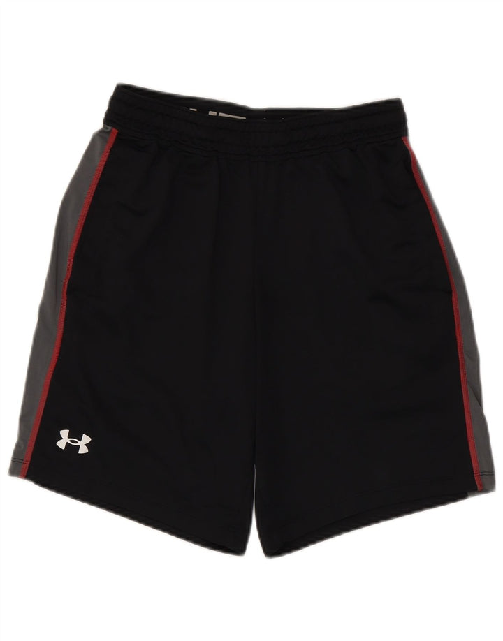 UNDER ARMOUR Mens Sport Shorts Small  Black Colourblock Polyester
